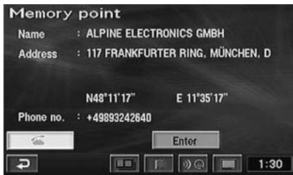 ALPINE NVD-Z001-SPACE-DB-VER-SPACE-4-10- - Automatic Dialling from a Memory Point - 1
