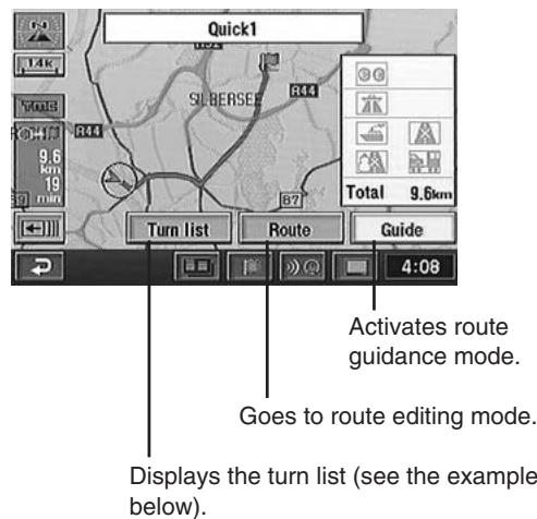 ALPINE NVD-Z001-SPACE-DB-VER-SPACE-4-10- - Overviewing the searched route - 2