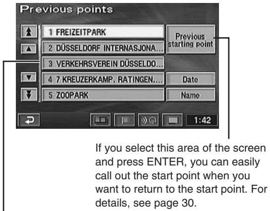ALPINE NVD-Z001-SPACE-DB-VER-SPACE-4-10- - Searching from previous destinations searched - 1