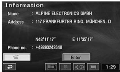ALPINE NVD-Z001-SPACE-DB-VER-SPACE-4-10- - Automatic Dialling from a Point of Interest item - 1