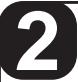 ALPINE NVE-N077P - Montez les supports ① sur l'unité. - 2