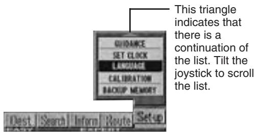 ALPINE NVE-N077P-PS-SPACE-SOFTWARE - Setting the language mode - 1
