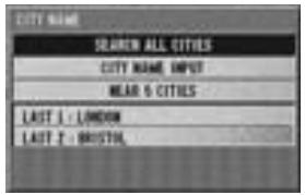 ALPINE NVE-N077P-PS-SPACE-SOFTWARE - Select "ADDRESS" and press ENTER. The character pallet is displayed. - 2