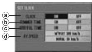 ALPINE NVE-N077P-PS-SPACE-SOFTWARE - Setting clock - 2