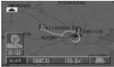 ALPINE NVE-N077P-PS-SPACE-SOFTWARE - Confirming the searched route - 2