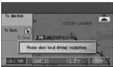 ALPINE NVE-N077P-PS-SPACE-SOFTWARE - When the search is complete, the required time and distance to the destination are displayed. - 1