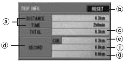 ALPINE NVE-N077P-PS-SPACE-SOFTWARE - Viewing odometer - 2