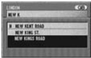 ALPINE NVE-N077P-PS-SPACE-SOFTWARE - Searching for destination from address (name of city/street) (Easy mode) - 9