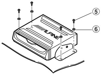 ALPINE NVE-N077PS - Mount the unit on the floor. - 1