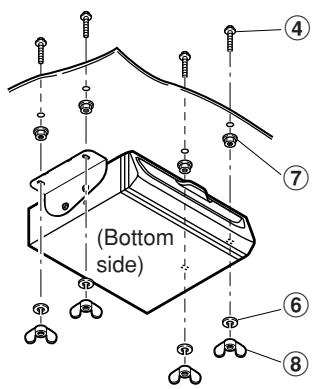 ALPINE NVE-N077PS - Attach the unit on the rear tray. - 1