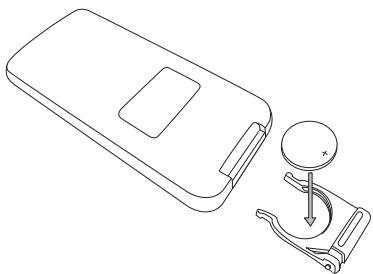 ALPINE PKG-1000P - Replacing the battery - 1