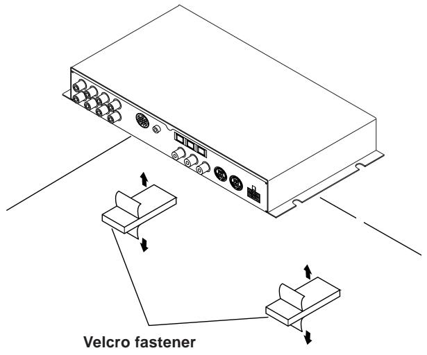 ALPINE PXA-H700 - - Velcro Fastener Mounting - 1