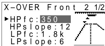 ALPINE PXA-H700 - X-OVER adjustment - 3
