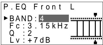 ALPINE PXA-H700 - Parametric equalizer adjustments - 3