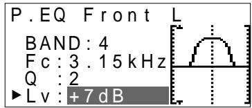 ALPINE PXA-H700 - Parametric equalizer adjustments - 6