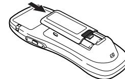 ALPINE RUE-4191-SPACE-REMOTE-SPACE-FOR-SPACE-NVE-N077PS - Replacing the batteries - 2