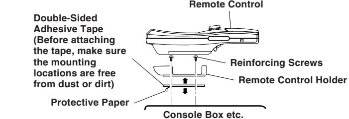 ALPINE RUE-4191-SPACE-REMOTE-SPACE-FOR-SPACE-NVE-N077PS - Installation of Remote Control Holder - 1