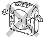 ALPINE SWE-1000 - Do not insert any objects in the product. - 6
