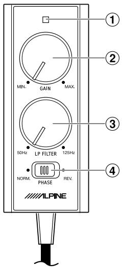 ALPINE SWE-1000 - ADJUSTMENT - 1