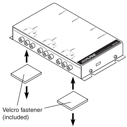 ALPINE TME-M770 - Velcro fastener Mounting: - 1