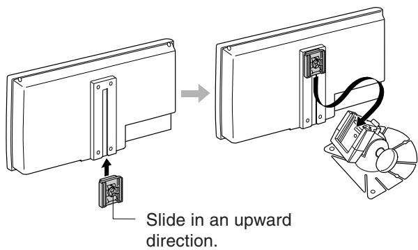 ALPINE TME-M770 - Remove the main unit attachment fitting. - 2