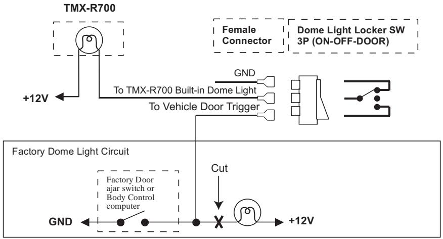 ALPINE TMX-R700 - Dome Light Wire - 3
