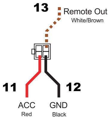 ALPINE TMX-R700 - 5m Mini-DIN Extension Cable - 4