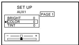 ALPINE TMX-R705 - Adjusting Color Density of Picture - 1