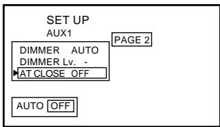 ALPINE TMX-R705 - Setting Automatic Closing of Monitor - 1