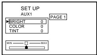 ALPINE TMX-R705 - Adjusting Brightness of Picture - 1