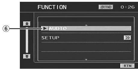 FUNCTION AUDIO SETUP RTN 0:26