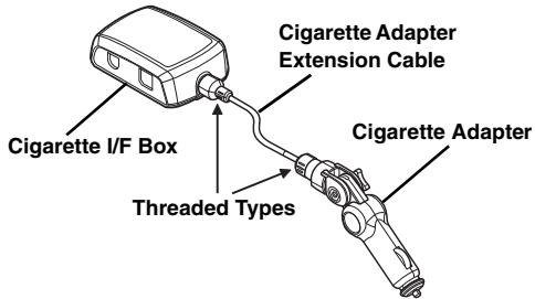 ALPINE EX-10 - Connecting the Cigarette Adapter to the Cigarette I/F Box - 2