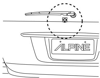 ALPINE HCE-C200 - Securing the Camera Cable - 3