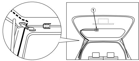 ALPINE HCE-C200 - Securing the Camera Cable - 6