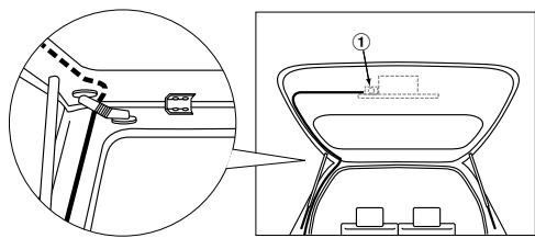 ALPINE HCE-C200 - Securing the Camera Cable - 1