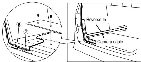 ALPINE HCE-C200 - Securing the Camera Cable - 2