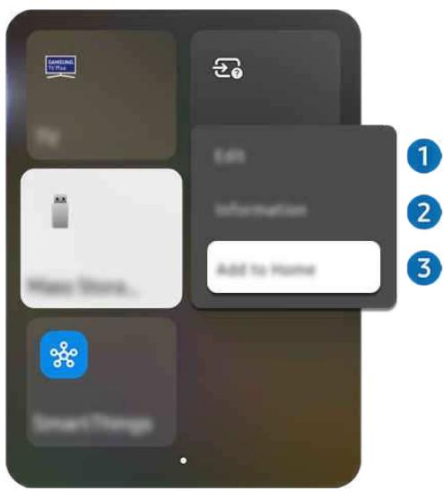 SAMSUNG TQ55Q7F - > left directional button > Connected Devices - 1
