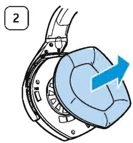 SENNHEISER RS 175 - Insérer ou remplacer les piles rechargeables - 2