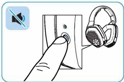 SENNHEISER RS 175 - Couper le casque/désactiver la coupure du casque - 1