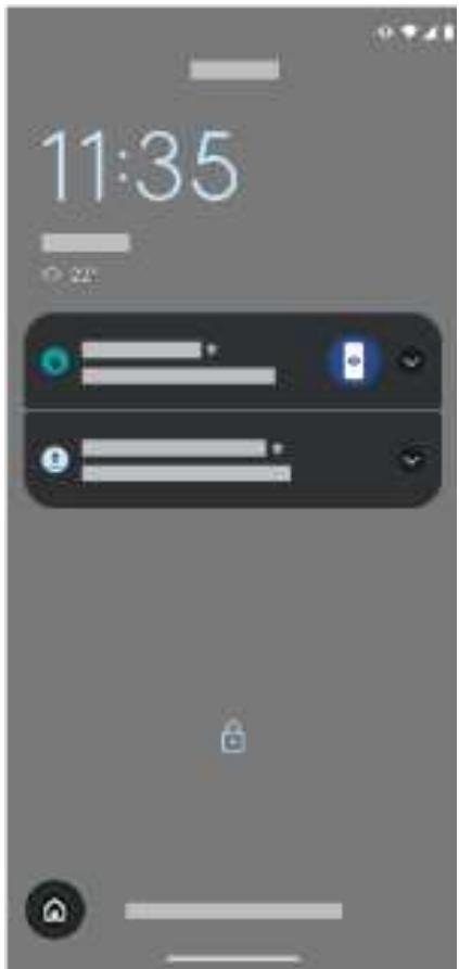 MOTOROLA PACK MOTOG15POWER8256G + MOTOBUDSBF FD - About your lock screen - 1