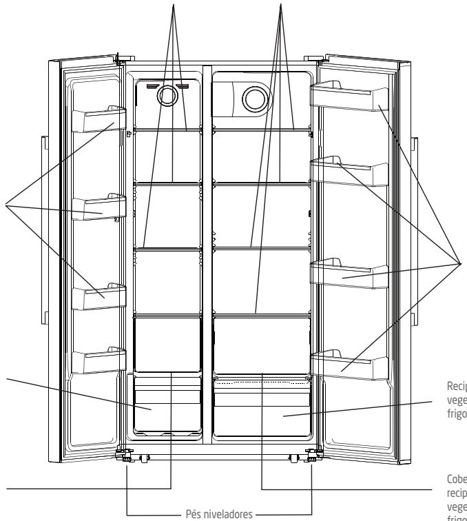 PROLINE PSBS94IX - Compartmento do frigorifico - 1