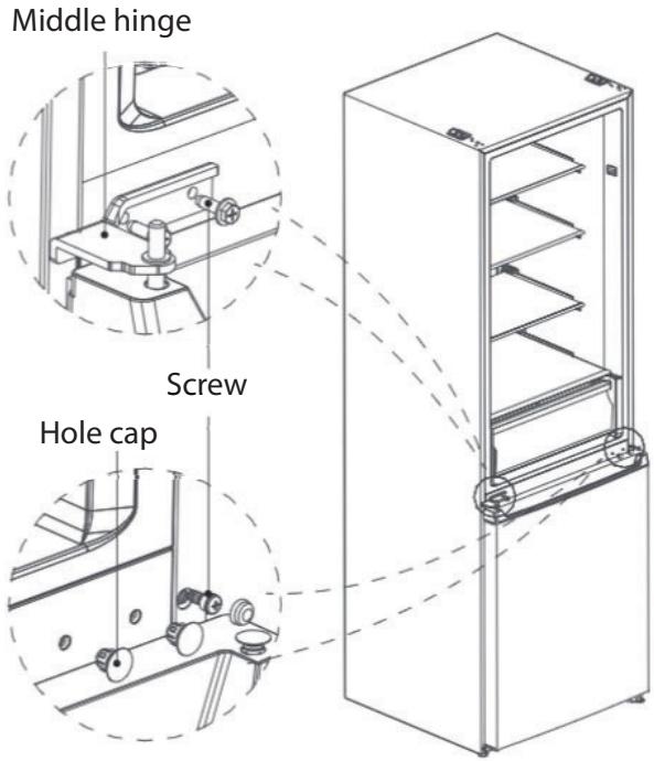 THOMSON CTH310NFWH - DOOR CONVERSION - 5