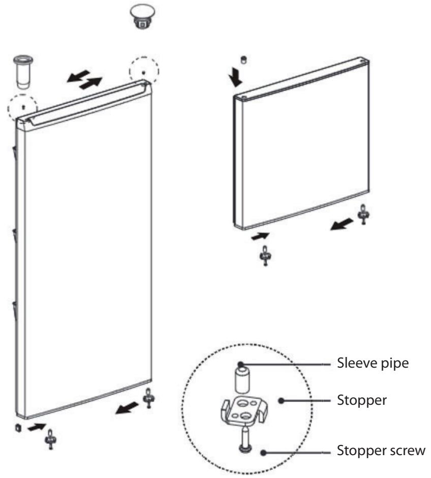 THOMSON CTH310NFWH - DOOR CONVERSION - 4