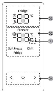SAMSUNG RB38C672ESA - Type bouton - 2