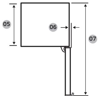 SAMSUNG RB38C672ESA - Dégagement - 5