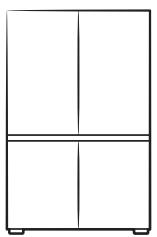 SAMSUNG RB38C672ESA - Installation en duo (modèles applicables uniquement) - 1