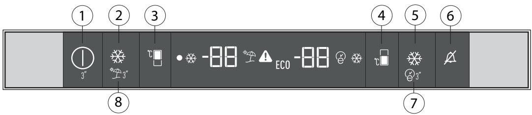 BEKO BCNA275E41SN - Pannello di controllo - 1