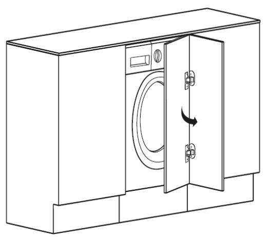 THOMSON THBI1468WD - Gaten in een kastdeur (niet meegeleverd) boren - 3