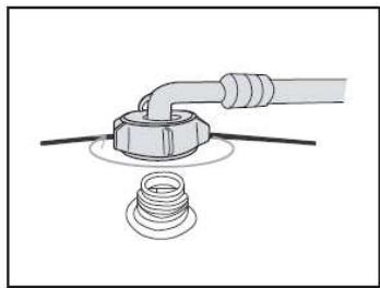 THOMSON THBI1468WD - The appliance must be connected to a cold water supply. - 1