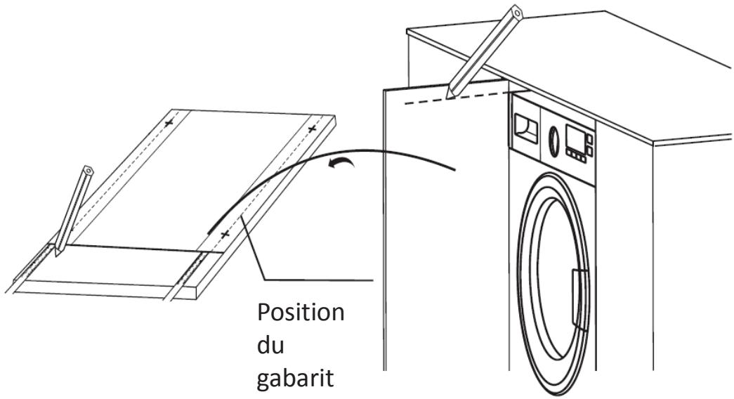 THOMSON THBI1468WD - Perçage des trous dans une porte de meuble (non fourni) - 1